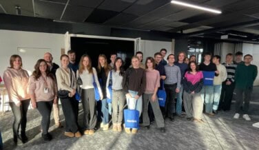 Uczestnicy z organizatorami