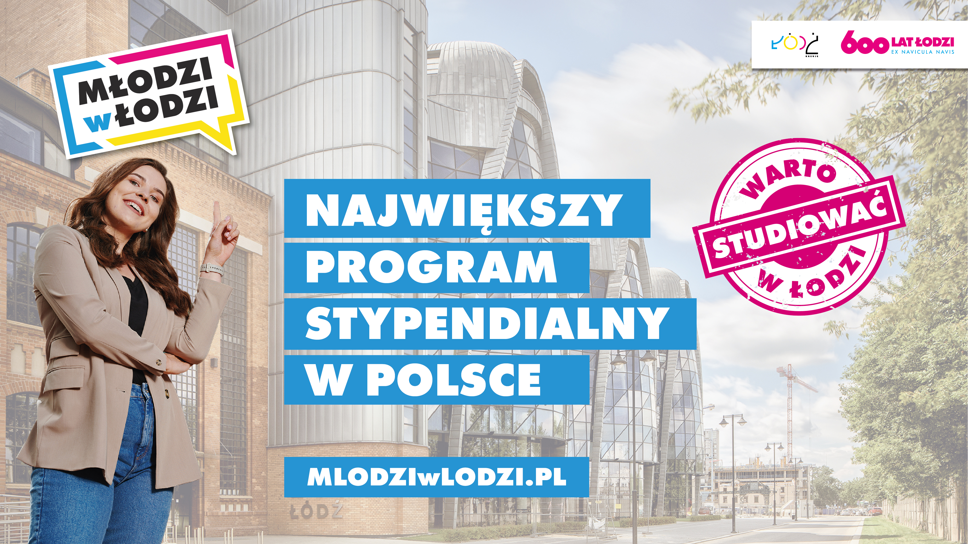 Młodzi w Łodzi Program stypendialny 2023